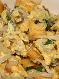 Scrambled Eggs with Tofu and Bean Sprouts