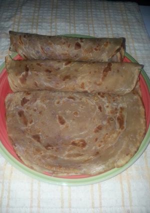 A picture of Arrow root chapatis# my creative arrowroot recipe contest #.