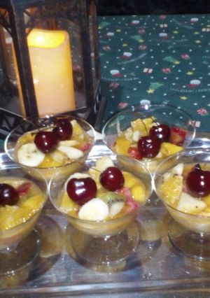 Una foto de Ensalada de Frutas bien Sabrosa