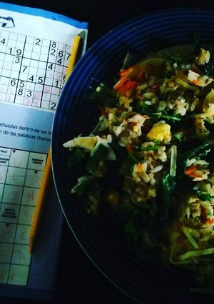 Una foto de Arroz divertido!