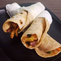 A picture of Paneer roll.