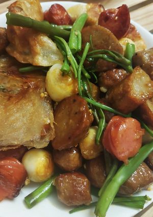 Hình của món Viên chiên nước mắm.