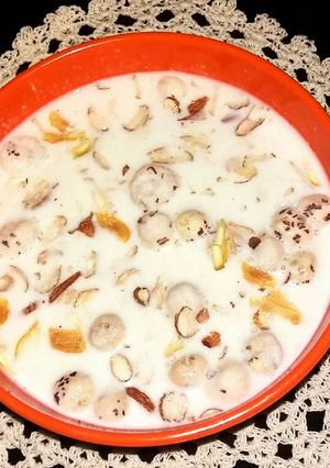 A picture of Makhane ki kheer.