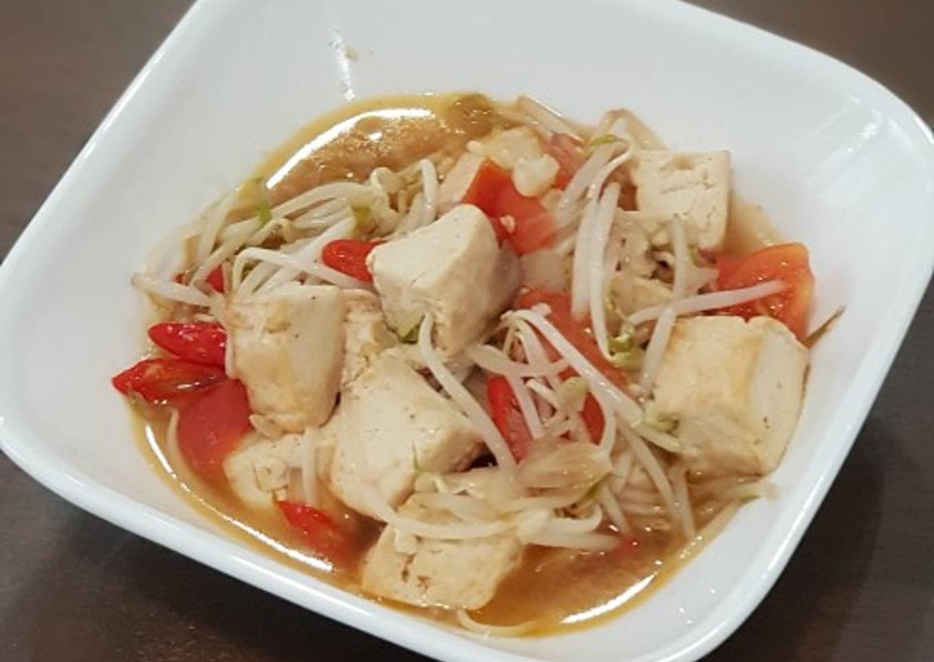 Tumis Toge Tahu