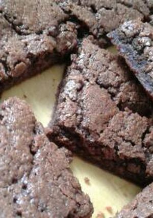 Una foto de Brownies de chocolate