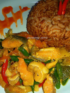 Foto resep Tumis salmon pedas