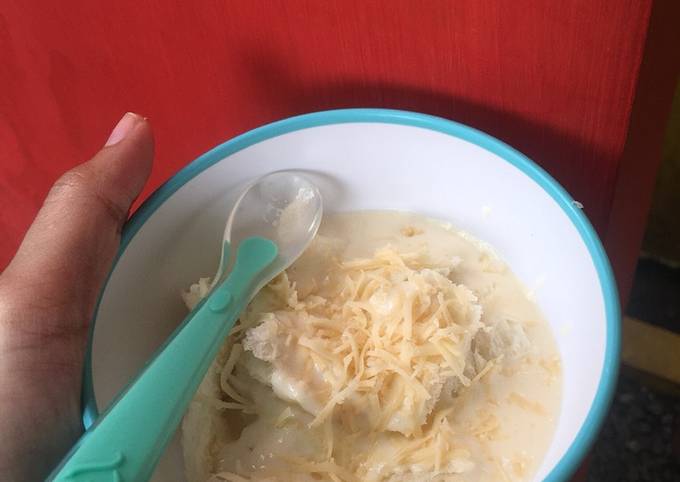 Resep: Snack MPASI 7m+ Setup Roti Tawar Keju Menu Enak Dan Mudah Dibuat