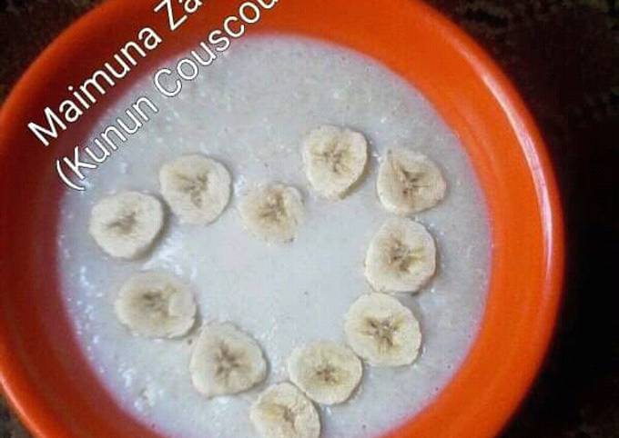 Couscous pudding (kunun couscous)