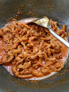 Foto resep Usus ayam bumbu rujak