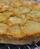 Tarta invertida de manzanas sin gluten
