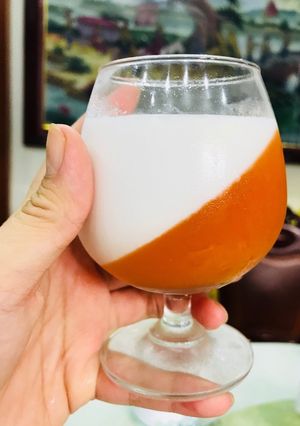 Hình của món Papaya coconut pudding.
