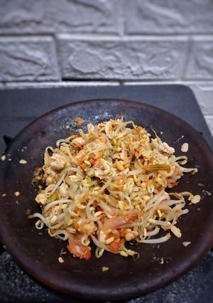Foto resep Pecak Tempe Tauge Sambal (Menu untuk Diet)