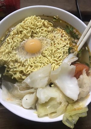 Hình của món Mì tôm Omachi.