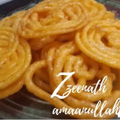 Traditional Jalebis (Fermentation method) A picture of Traditional Jalebis (Fermentation method).