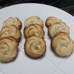 Butter cookies A picture of Butter cookies.