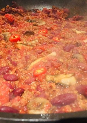 A picture of Veggie chilli con carne.