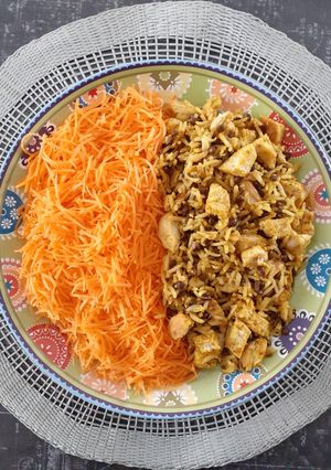 Une photo de Salade de Riz à L'Indienne / Healthy