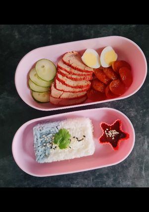 รูปของ ข้าวหมูแดง (เมนูอาหารเด็ก)