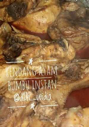 Foto resep Rendang Ayam Bumbu Instan
