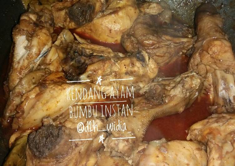  Resep  Rendang  Ayam  Bumbu Instan  oleh Dedeh Widia Cookpad