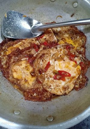 Foto resep Telur Ceplok Kecap Pedas