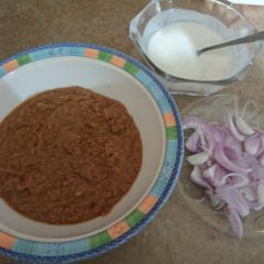 A picture of Kachri ka qeema.