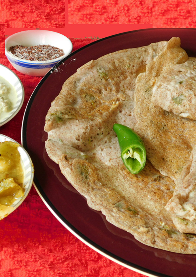 கேழ்வரகு தோசை செய்முறை முக்கிய புகைப்படம்