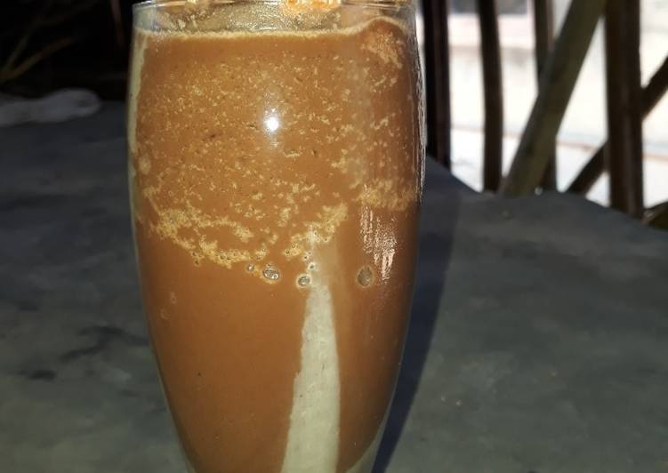Recipe: Delicious Milks shake coklat oreo