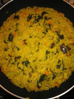 Una foto de Arroz con verduras