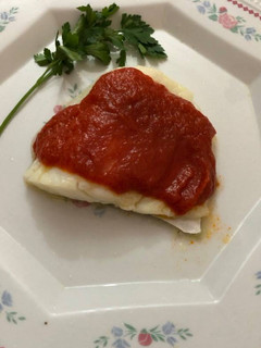 Una foto de Bacalao con tomate