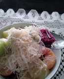 Salad Buah JeNaM(Jeruk Naga Melon)
