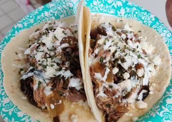 Popular Cuisine Slow Cooker Pork Tacos Delicious Simple