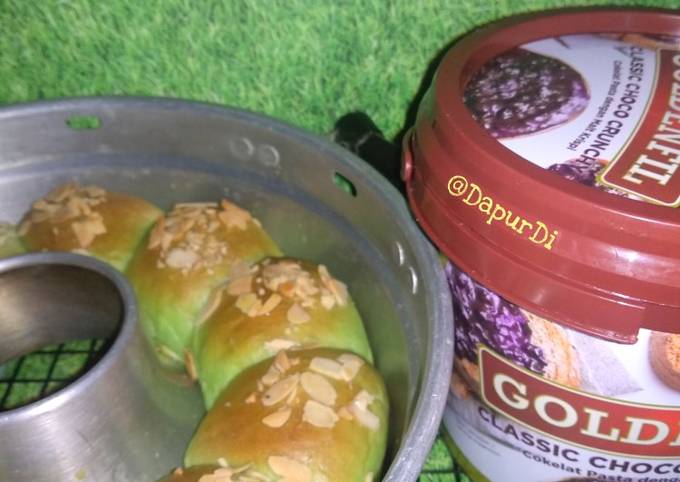 Resep Roti Pandan Isi Chocomaltine (autolysis) Oleh Diah Pohan - Cookpad