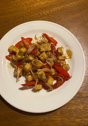 Foto resep Oseng tauge tahu