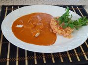 Una foto de pollo en pipian