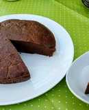 Tarta de chocolate sin harina y sin azúcar