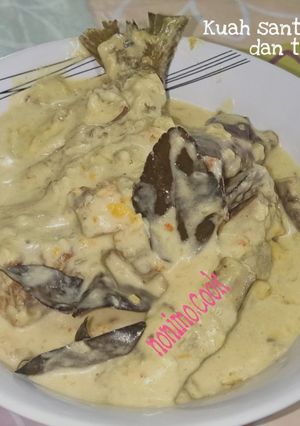 Foto resep Kuah santan vs 🎏 dan 🍆