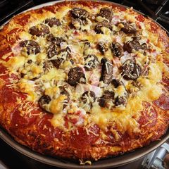 A picture of Homemade Pizza.