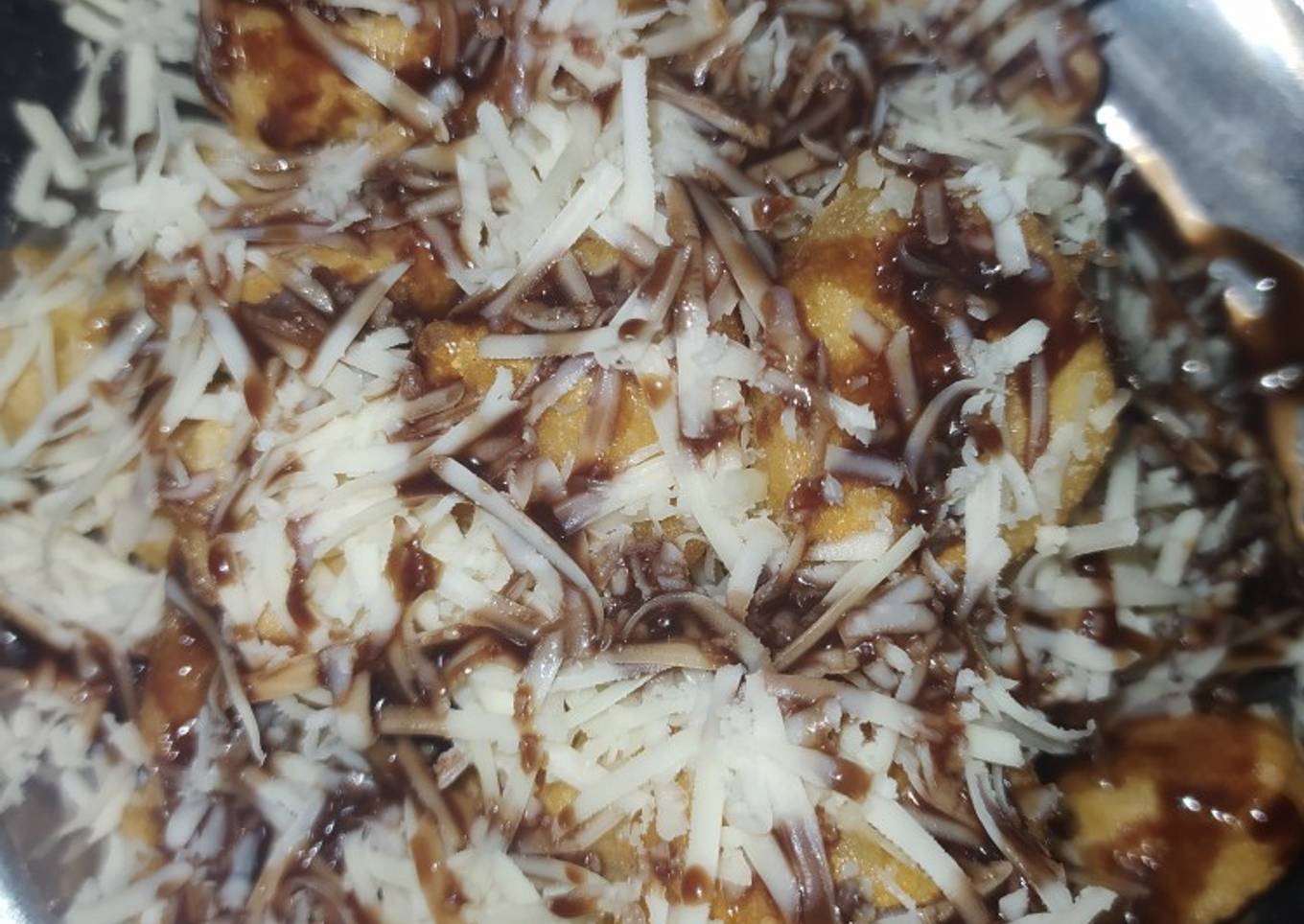 Pisang goreng keju