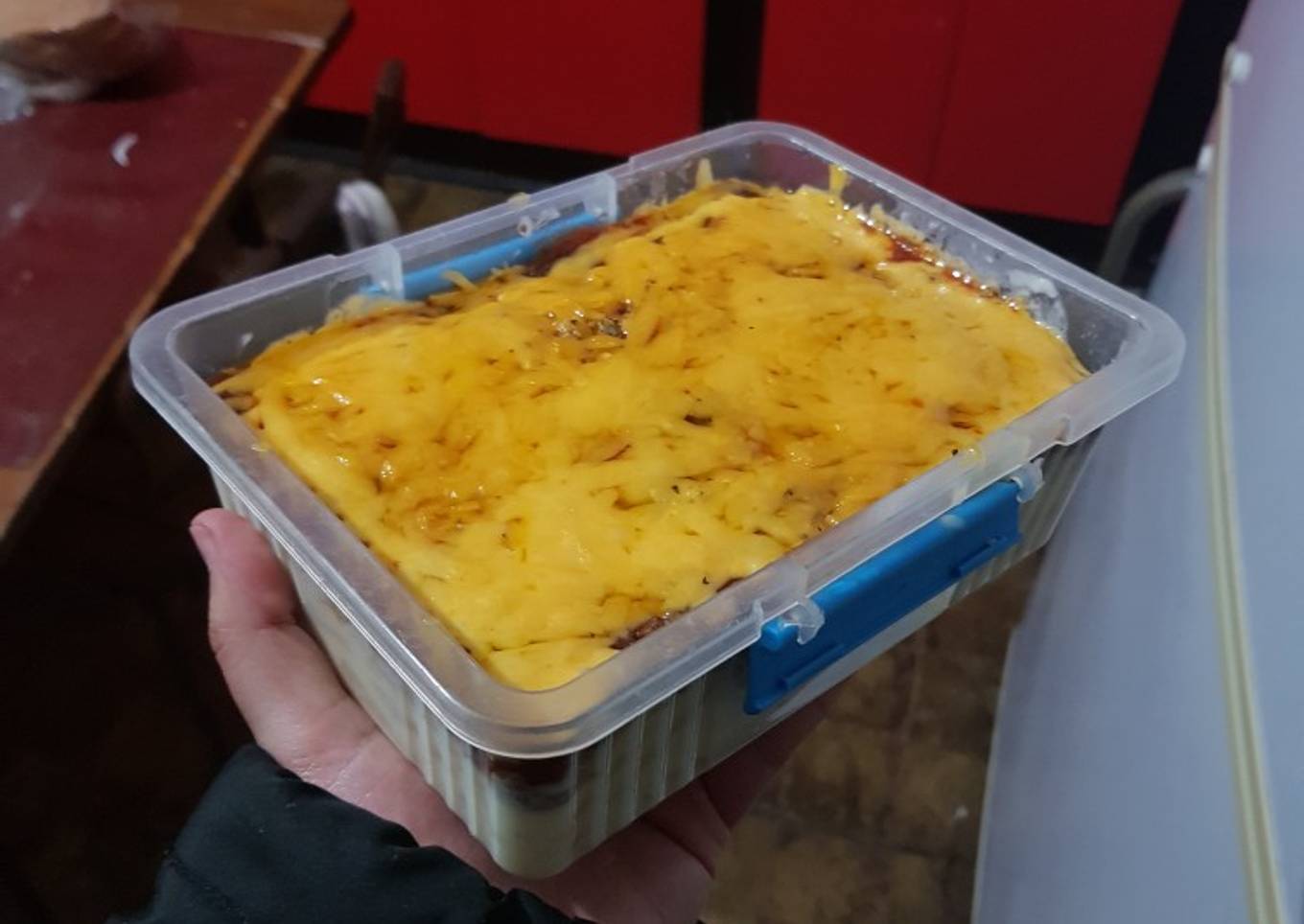 Lasagna with macaroni