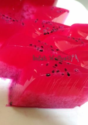 Foto resep Agar-agar buah naga