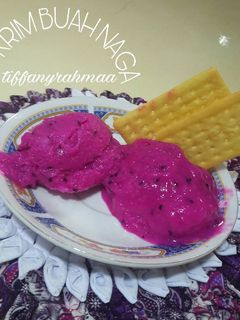 Foto resep Es Krim Buah Naga