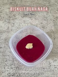 Foto resep MPASI Biskuit Buah Naga