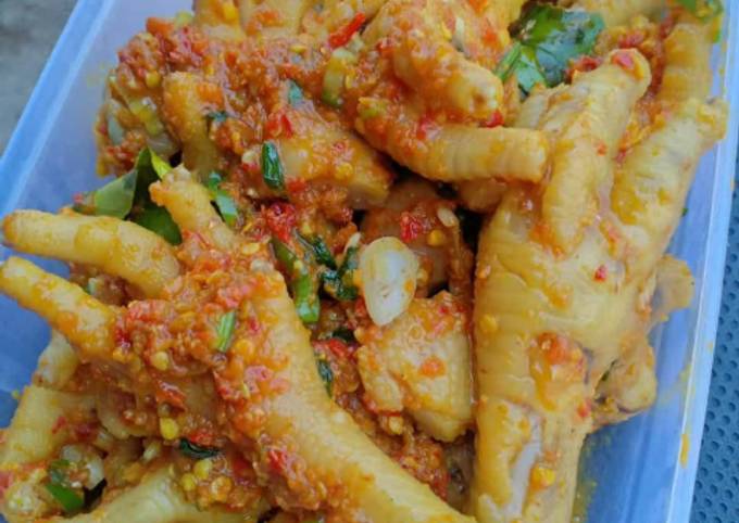 Resep Ceker Pedas Oleh Novita Sari Cookpad