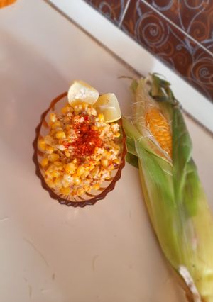 عکسی از دستور ذرت مکزیکی با شیر بلال بدون قارچ 😋
