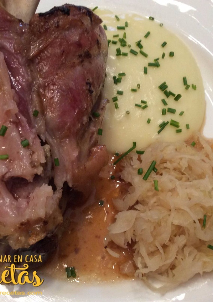 Una foto de Codillo braseado - Sous Vide
