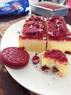 Foto resep Bolu Susu Oreo Red Velvet