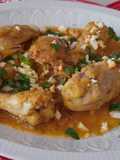 Pollo en pepitoria