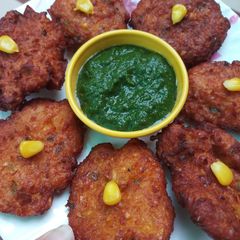 A picture of Corn vada.