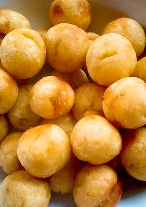 Hình của món Khoai lang bi rán.